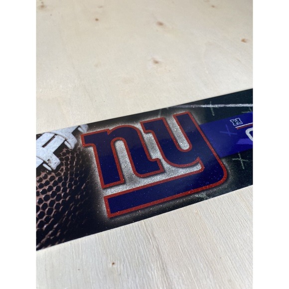 New York Giants Bumper Sticker Football NFL Brand Glitter Design‎ Licensed - Picture 2 of 5